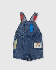 Goldie + Ace Primary Pop Burton Denim Overalls-jumpsuits-and-overalls-Bambini