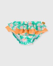 Goldie + Ace Daisy Patch Frill Waist Swim Nappy-swimwear-Bambini