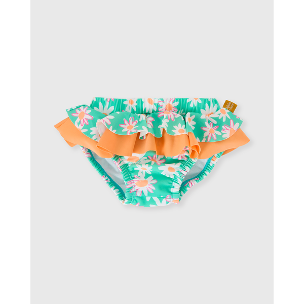 Goldie + Ace Daisy Patch Frill Waist Swim Nappy