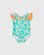 Goldie + Ace Daisy Patch Frill Neck Swimsuit
