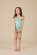 Goldie + Ace Daisy Patch Frill Neck Swimsuit