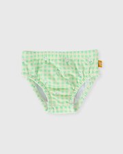 Goldie + Ace Gingham Daisy Swim Nappy-swimwear-Bambini