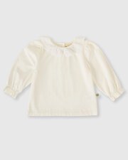 Goldie + Ace Laura Puff Sleeve Collar LS Top-tops-Bambini