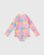 Goldie + Ace Rainbow Gingham LS Frill Swimsuit