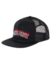 Santa Cruz Flamed Collegiate Arch Trucker Cap-hats-and-sunglasses-Bambini