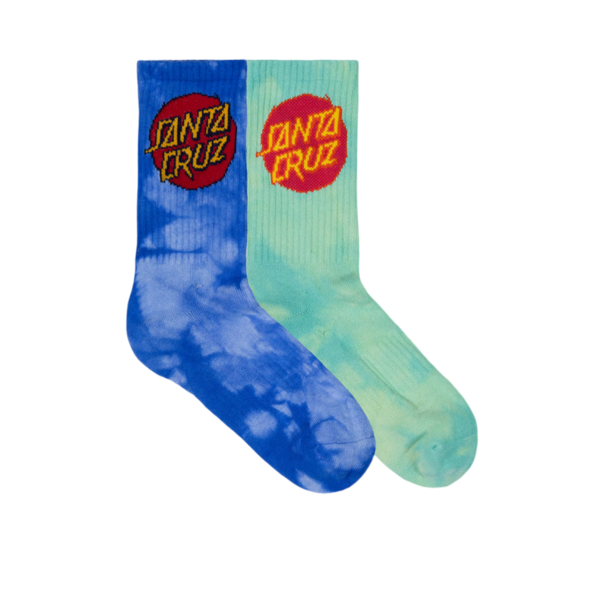 Santa Cruz Dye Crew Socks 2 Pack
