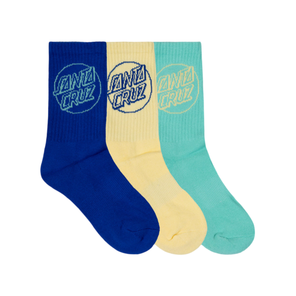 Santa Cruz Opus Dot Crew Sock 3 Pack