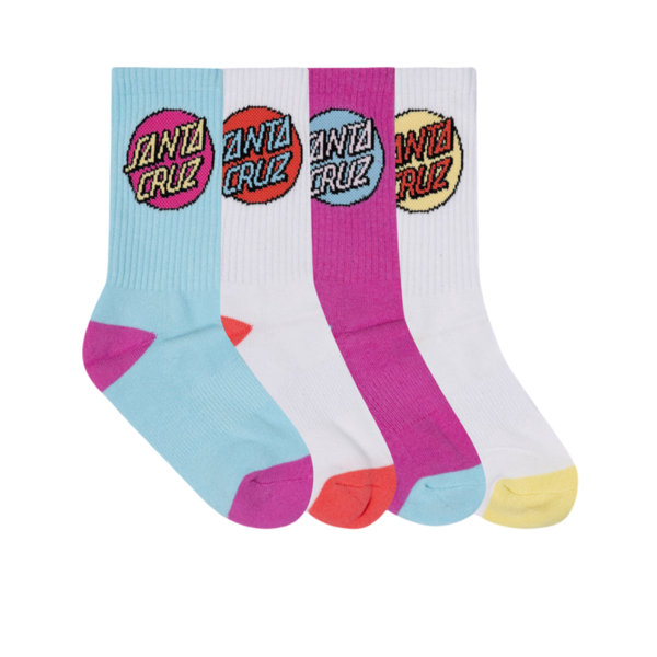 Santa Cruz Other Dot Crew Sock 4 Pack