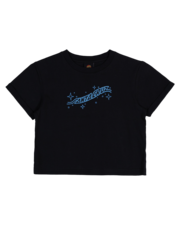 Santa Cruz Winged Moon Strip Centre SS Crop Tee-tops-Bambini