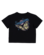 Santa Cruz Winged Moon Strip Centre SS Crop Tee