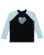 Santa Cruz Checker Heart Dot Front LS Rash Guard