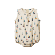 Nature Baby Cedar Suit Muslin-bodysuits-and-rompers-Bambini