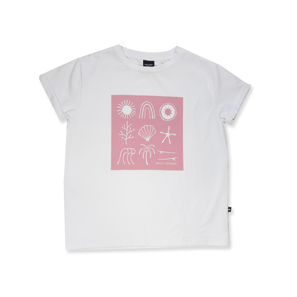 Hello Stranger Sea Shell Bailey Tee