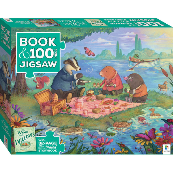 Wind in the Willows 100pc Jigsaw with Picture Book