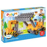 Poly M Construction Site Build & Play Set-toys-Bambini