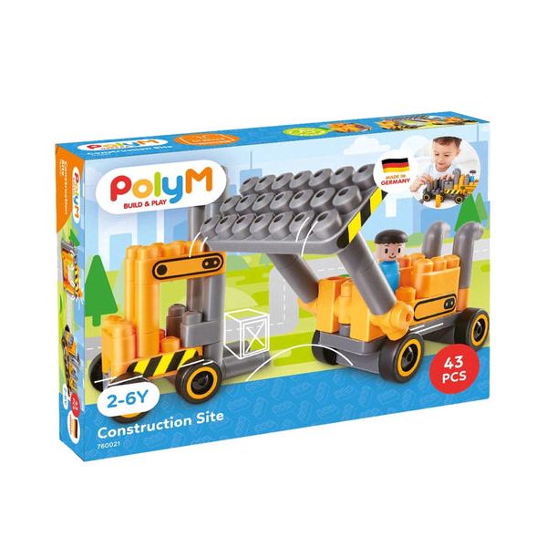 Poly M Construction Site Build & Play Set