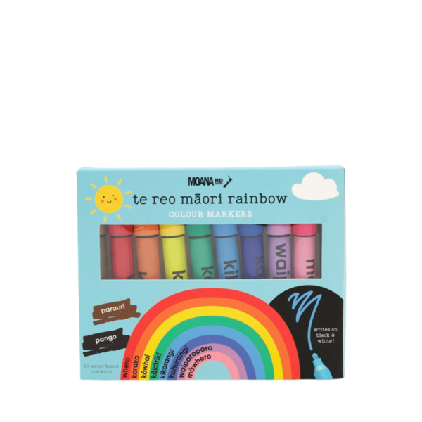 Moana Road Te Reo Maori Rainbow Markers