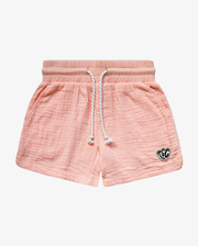 The Girl Club Pink Muslin Shorts-pants-and-shorts-Bambini