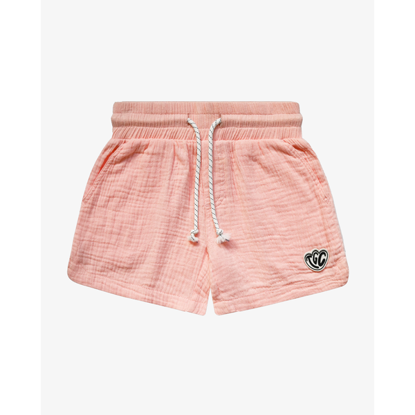 The Girl Club Pink Muslin Shorts