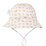 Acorn Love and Stars Stretch Cotton Wide Brim Sunhat