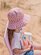 Acorn Checks Broad Brim Bucket Hat