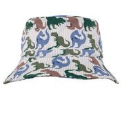 Acorn T-Rex Wide Brim Swim Bucket Hat-swimwear-Bambini