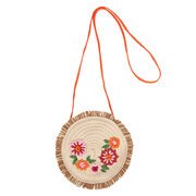 Acorn Dahlia Straw Bag-bags-Bambini