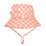 Acorn Checks Broad Brim Bucket Hat