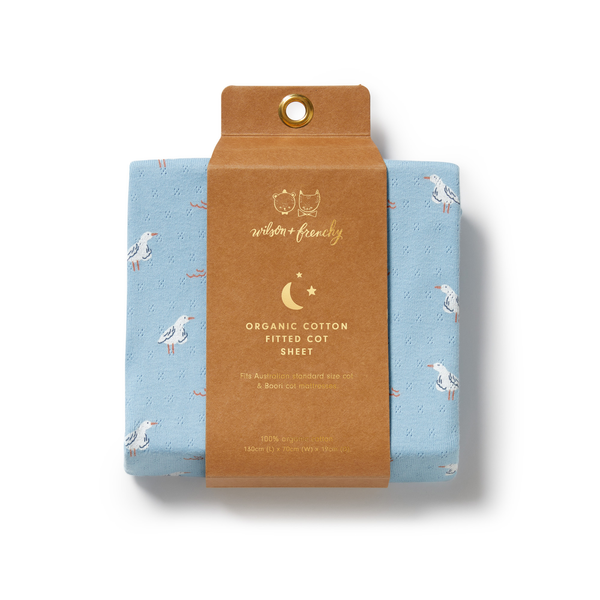 Wilson & Frenchy Pointelle Cot Sheet