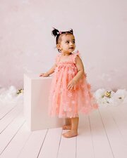 Confetti Kidz Floral Tulle Party Dress-dresses-and-skirts-Bambini