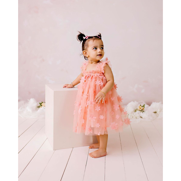 Confetti Kidz Floral Tulle Party Dress