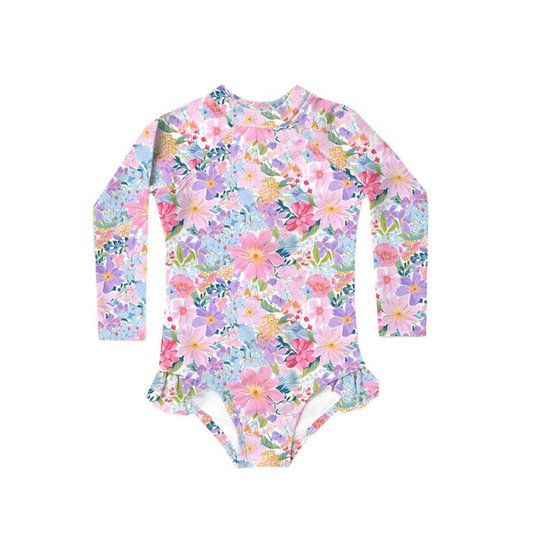 Confetti Kidz LS Swim Zippy