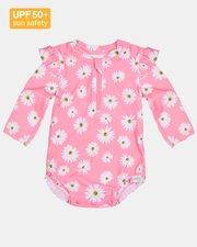 Toshi Swim Onesie LS Ripple-swimwear-Bambini