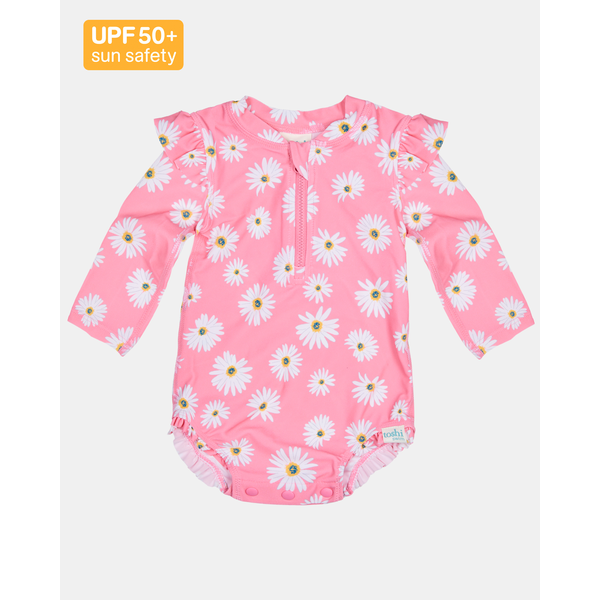 Toshi Swim Onesie LS Ripple