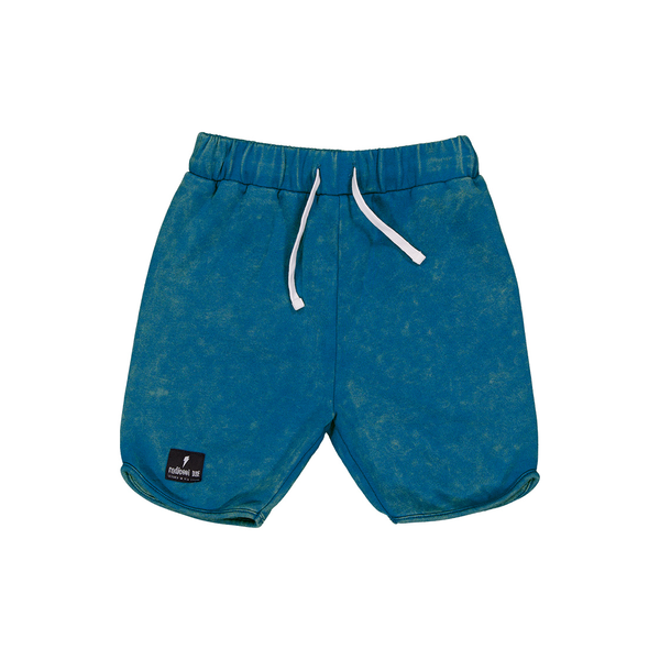 Radicool Petrol Acid Wash Shorts