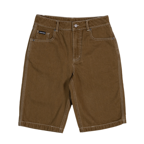 Santa Cruz Brain Dot Bone Stack Jean Shorts