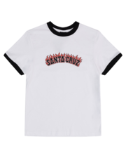 Santa Cruz Flamed Collegiate Arch SS Tee-tops-Bambini