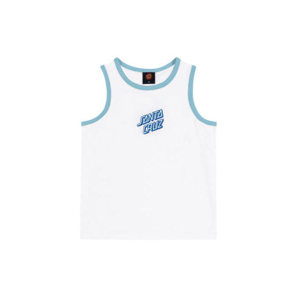 Santa Cruz Checker Heart Stack Centre Tank