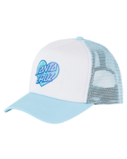 Santa Cruz Checker Heart Dot Trucker Cap-hats-and-sunglasses-Bambini