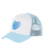 Santa Cruz Checker Heart Dot Trucker Cap