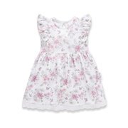 Aster & Oak Daisy Floral Ruffle Dress-dresses-and-skirts-Bambini
