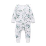 Aster & Oak Snuggle Bug LS Zip Romper-bodysuits-and-rompers-Bambini