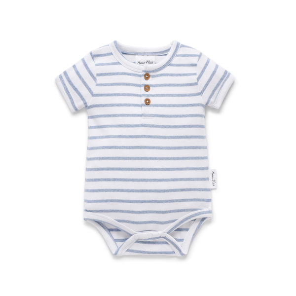 Aster & Oak Rib Henley Onesie