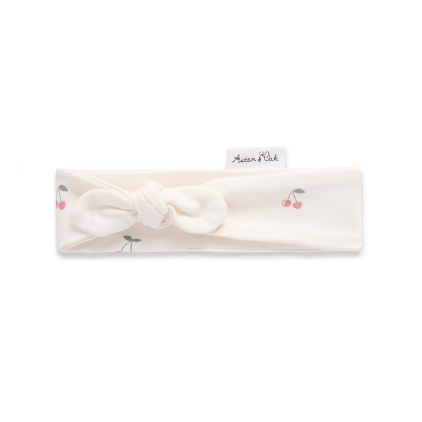 Aster & Oak Cherry Knot Headband