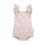 Aster & Oak Flower Ruffle Knit Romper