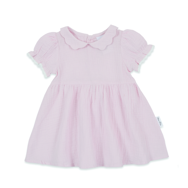 Aster & Oak Muslin Trim Dress