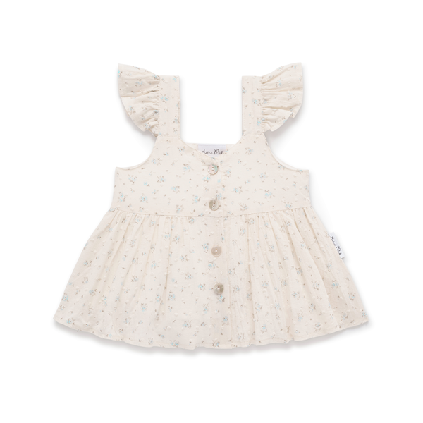 Aster & Oak Sofia Floral Button Top