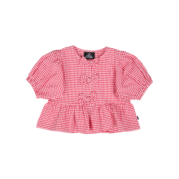 Animal Crackers Checkered Top