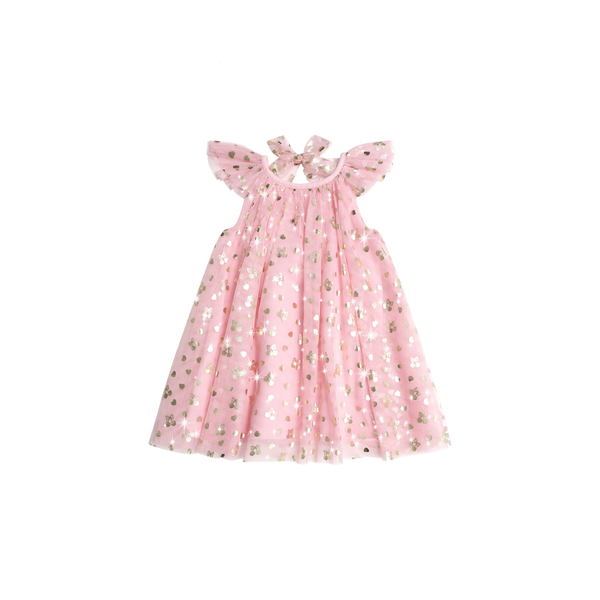 Huxbaby Golden Cherries Princess Tulle Dress