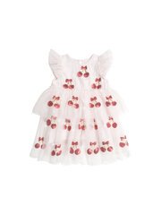 Huxbaby Sequin Cherry Pie Tulle Dress-dresses-and-skirts-Bambini
